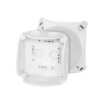 HENSEL DK 0400 G kabelių jungiamasis dėžė, pilka (RAL 7035), be gnybtų