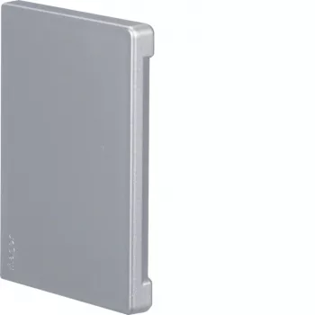 HAGER Galinis dangtelis BR 65x100mm, dangčio plotis 80mm, lakuotas aliuminis (BR651006LAN)