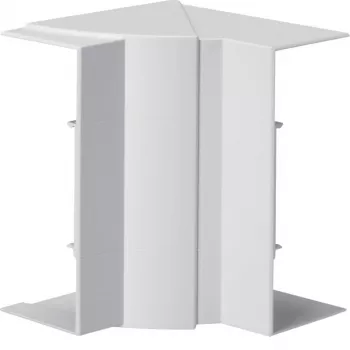 Hager BR651704H9016 Reguliuojamas vidinis kampas BR/A/S kabelių kanalams 68x170 mm baltas RAL 9016