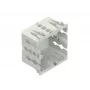 NIEDAX GDM 50-1 VW įrenginio montavimo dėžutė, 1 vietos, grynai balta RAL 9010, poliamidas, 50 mm