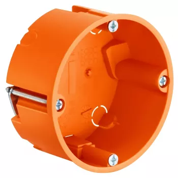 Kaiser Elektro 9061-00 Įmontuojama gipso kartono dėžutė Ø 68 mm Gylis 35 mm Oranžinė