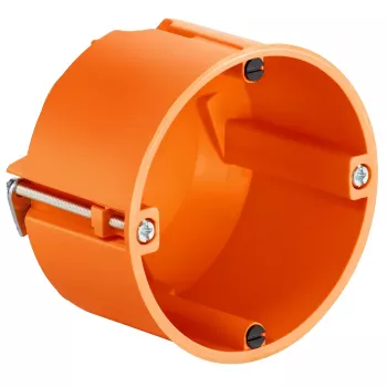 Kaiser Elektro 9068-01 Tuščiavidurės sienos įrengimo dėžutė Ø 68 mm, gylis 47 mm, oranžinė