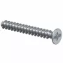 KAISER ELEKTRO 2472-25 Varžtas įrenginiams M3,5 x 25 mm, plokščia galvutė, plyšinis, plieninis, cinkuotas, sidabrinis, 1 vnt.
