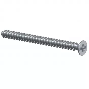 KAISER ELEKTRO 2472-40 Įrenginio varžtas 3,2 x 40 mm, plokščia galvutė, plyšinis, cinkuotas plienas, 1 vnt.