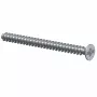 KAISER ELEKTRO 2472-40 Įrenginio varžtas 3,2 x 40 mm, plokščia galvutė, plyšinis, cinkuotas plienas, 1 vnt.