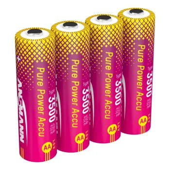 ANSMANN PurePower 3500 AA NiMH įkraunamos baterijos 3500 mAh 1,2 V, 4 vnt. pakuotė