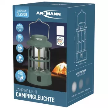 ANSMANN CL270B COB LED stovyklavimo žibintas 270 lm