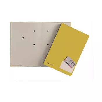 PAGNA Signature Folder A4 Yellow 1 Pocket Business Card Holder 240x310 mm