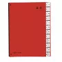 PAGNA Desktop Organizer 24 Compartments - A4 - Cardboard - Red - Portrait - 340 mm - 35 mm