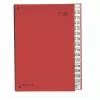 PAGNA Stalo organizatorius 32 skyriai - A4 - kartonas - raudona - portretinis - 340 mm - 40 mm