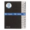 PAGNA Classic 44 skyrių stalinis dokumentų dėklas - A4 - juodas - vertikalus - 265 x 55 x 340 mm