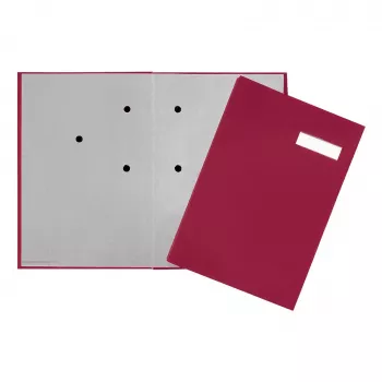 PAGNA Signature Folder 20 skyrių - A4 - Kartonas - Raudona - Balta - Portretinė - 240 mm - 25 mm