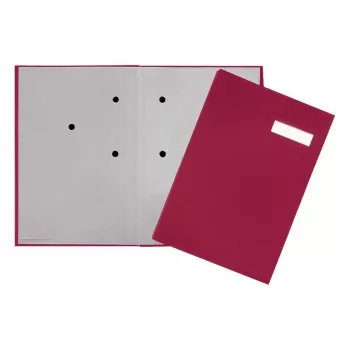 Pagna 24191-11 Lever Arch File - A4 - 80 mm Stuburas - Raudona - Medžiaginiu Dangčiu Dengtas Kartonas - Portretinė Orientacija