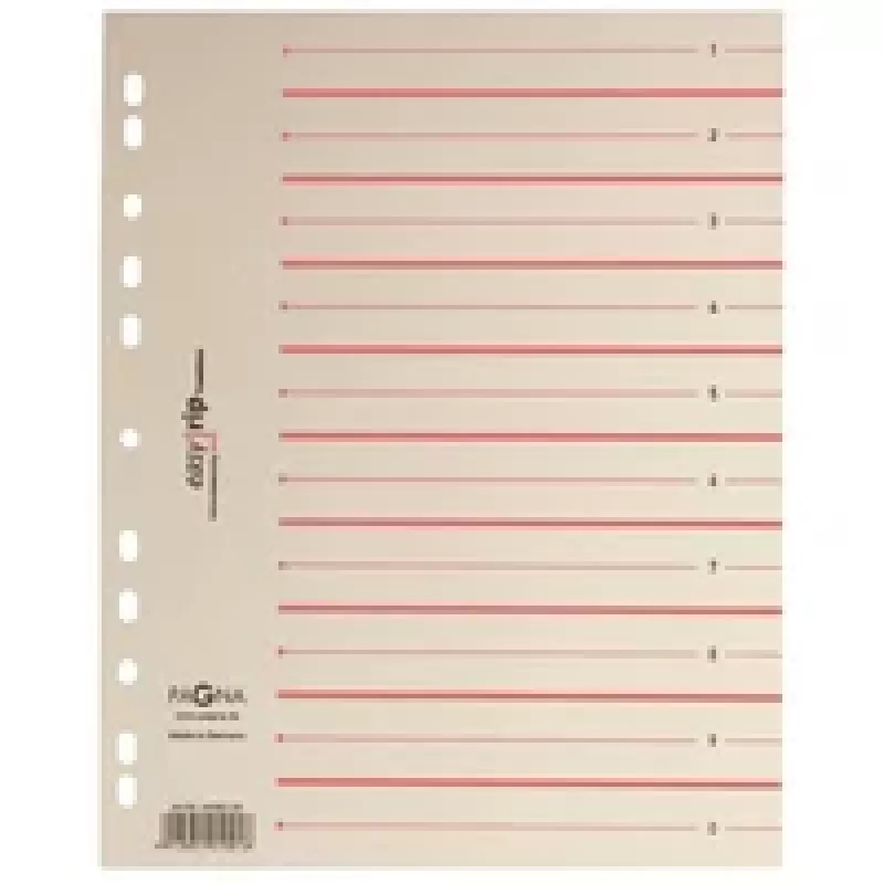 PAGNA 100 separatoriniai lapai Easy Rip A4 smėlio spalvos