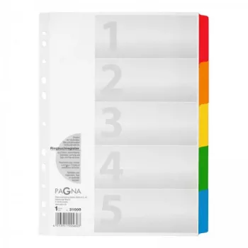 PAGNA 31000-08 Segtuvas A4 Baltas PP Sustiprintas Manilos Kartonas 40 vnt.