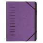 PAGNA A4 rinkmenų aplankas „Collecting Folder“ baklažaninis su elastine juostele 245×320 mm, 4 mm nugarėlė, 320 g/m²