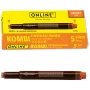 ONLINE 17174/12 Ink Cartridges for Fountain Pens Orange 5-Pack