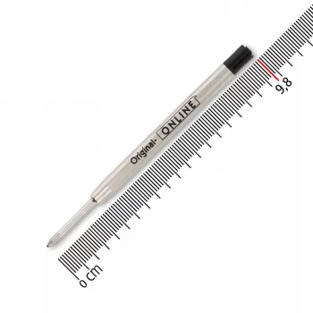ONLINE Ballpoint Pen Refills M Black 3-Pack