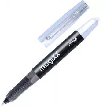 ONLINE MagiXX tušinukas juodas/sidabrinis 0,7 mm mėlynu rašalu 1 vnt.