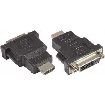 GoodConnections DVI-D į HDMI vaizdo adapteris, DVI-D moteriškas į HDMI vyrišką, 24+1 kontaktai, juodas