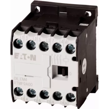 Eaton DILEM-4-230 Mini Contaktorius, 230 V AC, 4 kW, 3 polių, 1 NO pagalbinis kontaktas, varžtiniai gnybtai