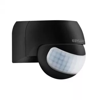 ESYLUX MD 180 Basic PIR judesio detektorius, laidinis, 180°, 12 m, juodas, IP44, 2,5 m