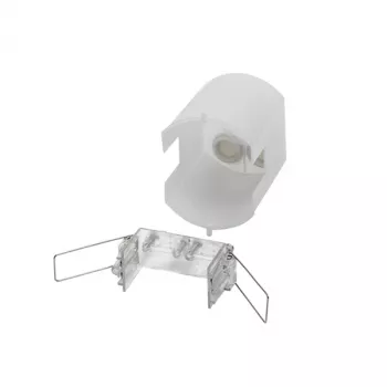 ESYLUX EP10425929 Paviršinio montavimo korpusas baltas polipropilenas 63x63mm
