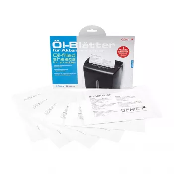 Genie 12627 Laminavimo maišeliai A4 80 mikronų blizgūs, 6 vnt. pakuotė