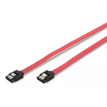 DIGITUS ASSMANN SATA laidas - Serial ATA III 6 Gbps - 0,5 m - Raudonas