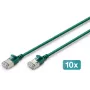 DIGITUS CAT 6A F-FTP Slim Patch Cable, Copper, LSZH, 0,5 m, Grey