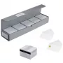 ICO MAGCARD250 magnetinės juostelės kortelės, 250 vnt. pakuotė, baltos PVC plastikinės kortelės su HiCo magnetine juostele, 30 mil, kredito kortelės dydžio
