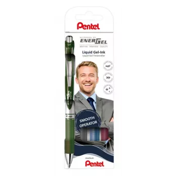 Pentel 4 EnerGel BL77 Gel Roller Pen Set 0,35 mm Assorted Colors