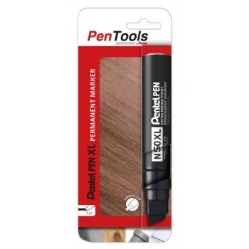 Pentel N50XL Permanent Marker Chisel Tip Black Line Width 17,0 mm Robust