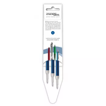 Pentel 3 EnerGel gelinio rašiklio įdėklai mėlyni 0,7 mm