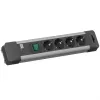 Bachmann CONNECT US Power Strip - 4 lizdai, 1,8 m laidas, juoda