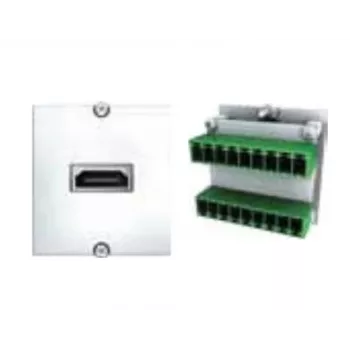 Bachmann Custom Module - Modular Faceplate Snap-In Black