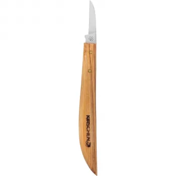 Kirschen Chip Carving Knife su alyvmedžio rankena