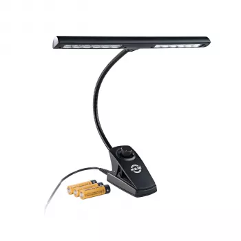 K&M 12295 Natų Pulto Šviesos Šaltinis su Reguliatoriumi, LED, Juoda