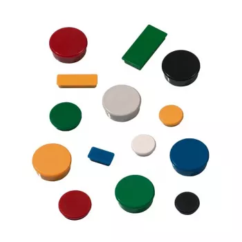 FRANKEN Magnet HM20 01 Round 24mm Red 10 Vnt./Pak.