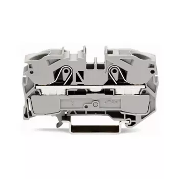 WAGO 2016-1201 Praeinamoji gnybtų jungtis, 16 mm², 800 V, pilka, Push-in CAGE CLAMP
