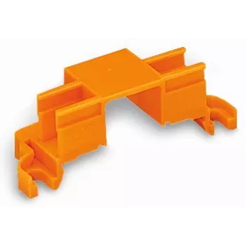 WAGO 243-112 tvirtinimo adapteris 4 jungtims, Serija 243, oranžinis