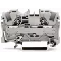 WAGO 2006-1201 Through Terminal Block, 2-Conductor, 6 mm², 800 V, Gray, DIN-Rail 35