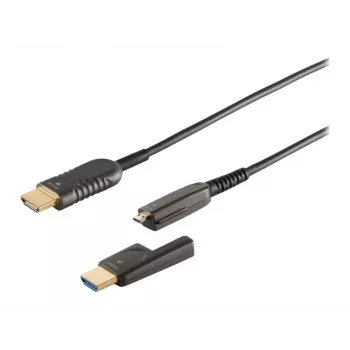 ShiverPeaks S-Impuls HDMI laidas 1,5 m – HDMI kištukas į Micro HDMI kištuką – 4K @30Hz – juodos spalvos