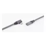 ShiverPeaks USB 3.2 prailginimo laidas 90° kampu lenktas Type-A kištukas į lizdą 0,25 m juodas