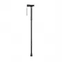 Weinberger Foldable Walking Stick - Adjustable Aluminium Cane with Ergonomic T-Handle, Black