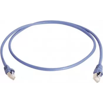 Telegärtner Patch Cable, S/FTP, PiMF, Cat 6A (ISO/IEC), Blue, 1,5 m, 10 Gigabit/s, Halogen-Free, with Telegärtner Cable and Telegärtner Connectors (L00001A0129)