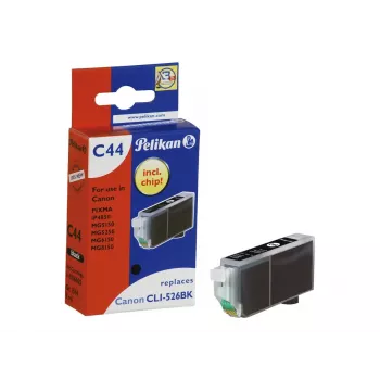 Pelikan suderinama rašalo kasetė, skirta Canon CLI-526BK, juoda, 9 ml, standartinė išeiga