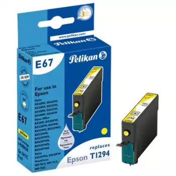 Pelikan suderinama rašalo kasetė, skirta Epson T1294, geltona (11,3 ml, 500 puslapių) - 1021430680