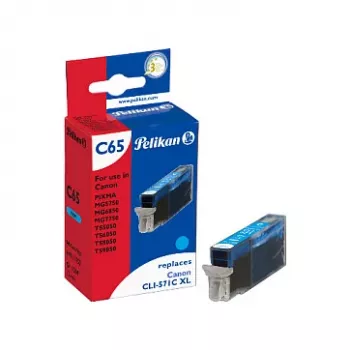 Pelikan suderinama rašalo kasetė Canon CLI-571C XL Cyan High Yield 11ml