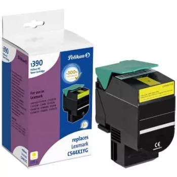 Pelikan Remanufactured Toner Cartridge for Lexmark C544X1YG Yellow Extra High Yield
